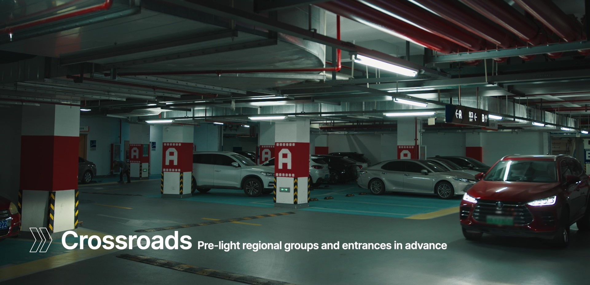 Smart Parking Lot Lighting - Group Sensing (Crossroads)