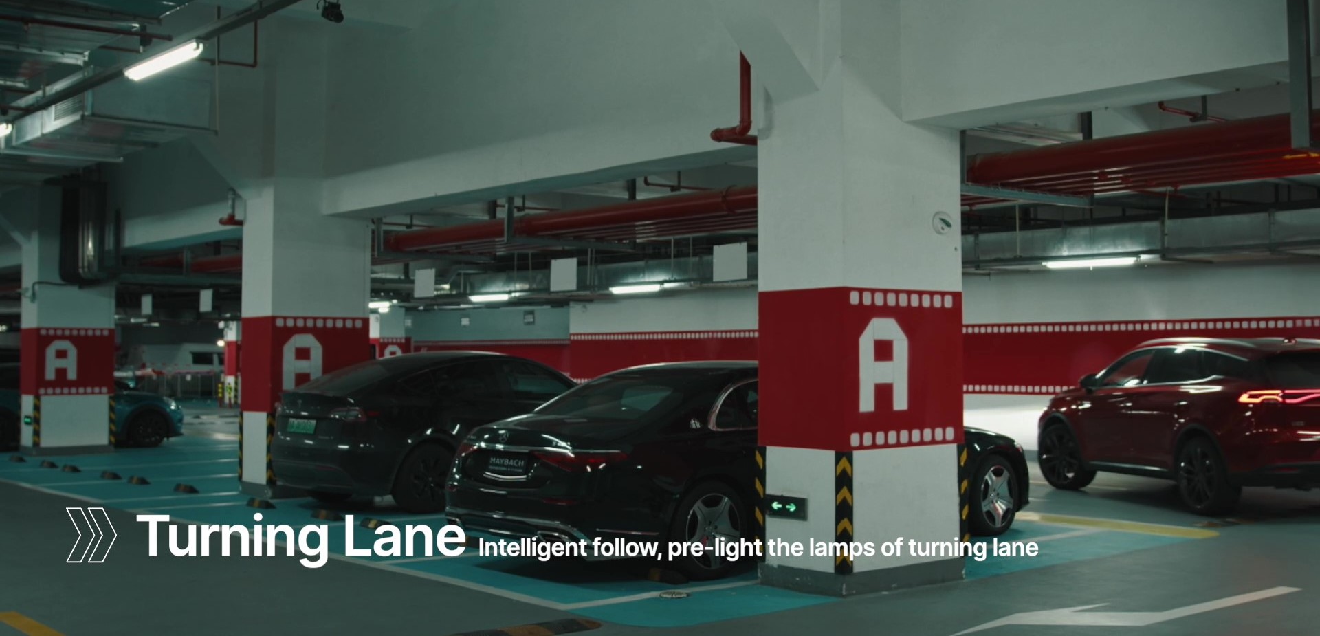 Smart Parking Lot Lighting - Group Sensing (Turning Lane)