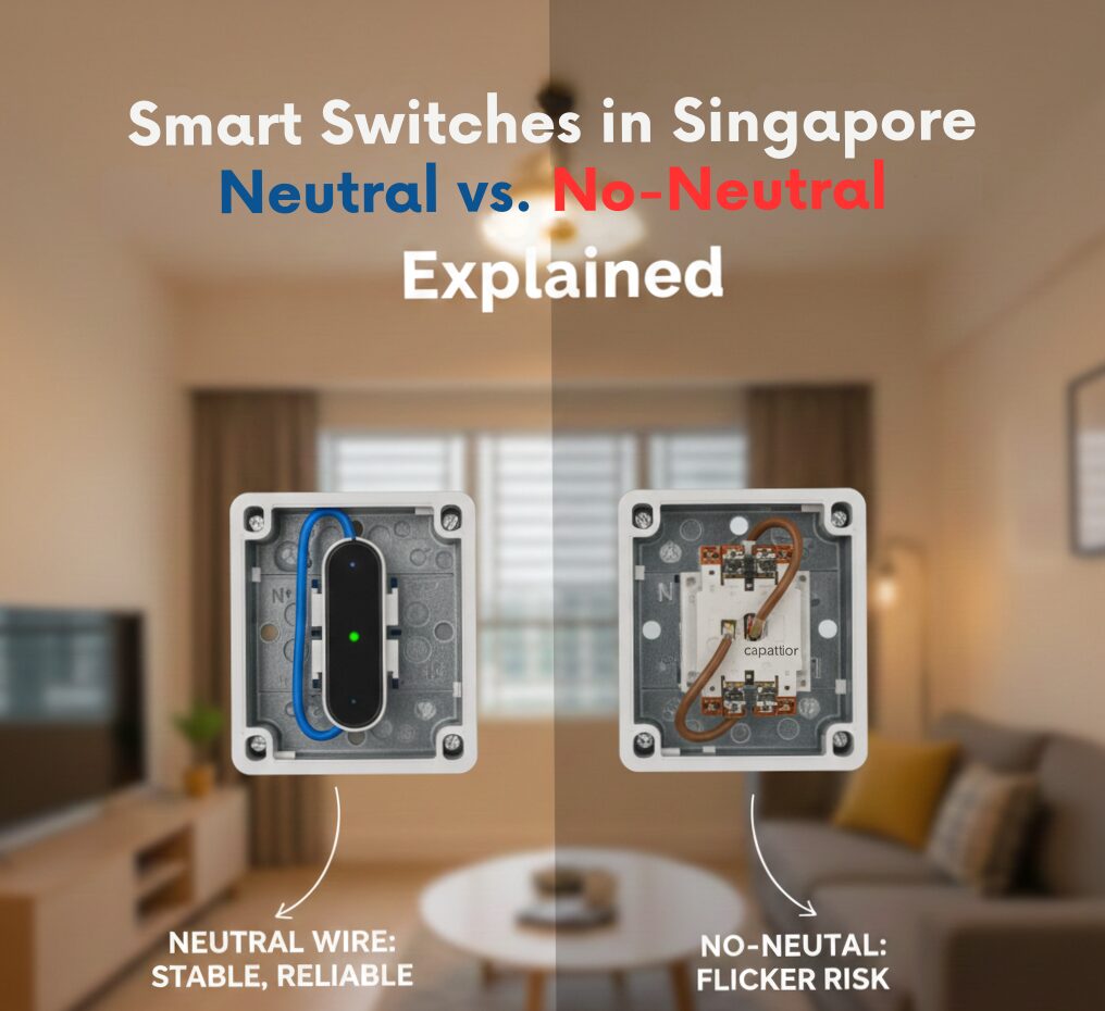 Smartt Switches in Singapore: Neutral vs no Neuttral